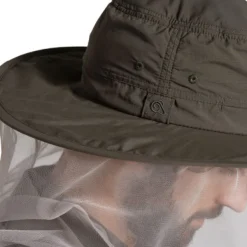Craghoppers NosiLife Ultimate Hat II Woodland Green New