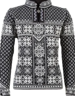 Dale of Norway W's Peace Fem Sweater Black/Off White Discount