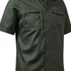 Atlas Shirt S/S paita, tummanvihreä-Deerhunter Hot
