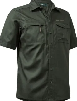 Atlas Shirt S/S paita, tummanvihreä-Deerhunter Hot