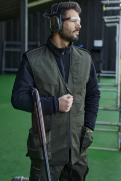Atlas Shooting Waistcoat ampumaliivi, tummanvihreä-Deerhunter Sale