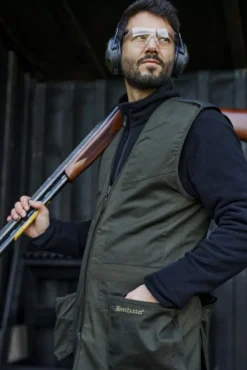 Atlas Shooting Waistcoat ampumaliivi, tummanvihreä-Deerhunter Sale