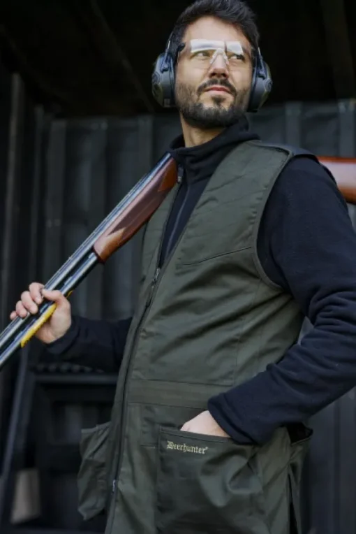 Atlas Shooting Waistcoat ampumaliivi, tummanvihreä-Deerhunter Sale