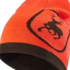 Cumberland Knitted Beanie Reversible Orange-Deerhunter Hot