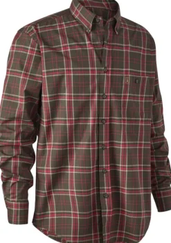 Deerhunter Eli Shirt kauluspaita, vihreä/punainen Fashion