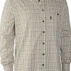 Deerhunter Henry Shirt kauluspaita, vaaleabeige/vihreä Outlet