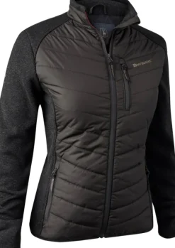 Lady Caroline Padded Jacket Brown leaf-Deerhunter Sale