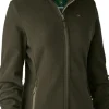 Lady Chasse Fleece Jacket naisten fleecetakki, vihreäruskea-Deerhunter Online