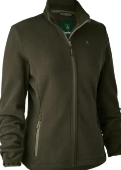 Lady Chasse Fleece Jacket naisten fleecetakki, vihreäruskea-Deerhunter Online