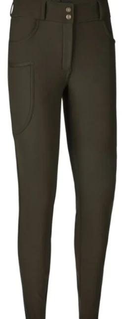 Lady Hunting Tights naisten metsästyslegginsit, vihreäruskea-Deerhunter Discount
