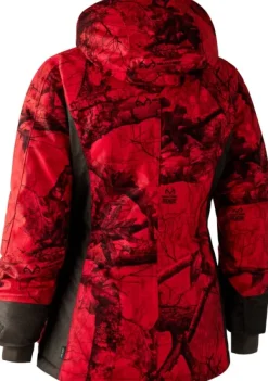 Lady Raven Arctic Jacket naisten metsästystakki, camo/punainen-Deerhunter Best