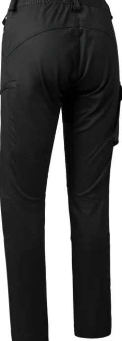 Deerhunter Lady Traveler Trousers naisten reisitaskuhousut, musta Best