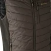 Deerhunter Moor Padded Waistcoat w. Knit Brown leaf New