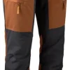 Rogaland Stretch -housut, tummanoranssi/musta-Deerhunter Fashion