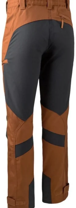 Rogaland Stretch -housut, tummanoranssi/musta-Deerhunter Fashion