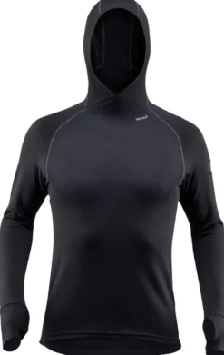 Expedition Man Hoodie hupullinen kerrastopusero, musta-Devold Discount