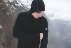 Expedition Man Hoodie hupullinen kerrastopusero, musta-Devold Discount