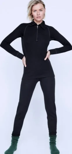 Expedition Woman Long Johns Black-Devold Hot