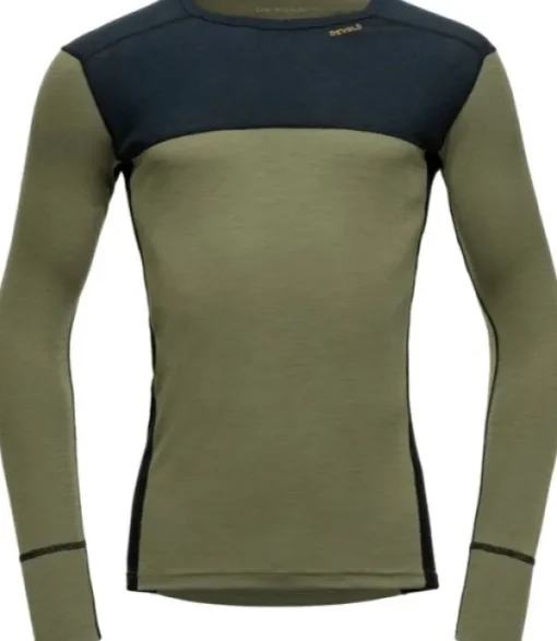 Devold Lauparen Merino 190 Shirt Man Ink/Lichen/Black Best