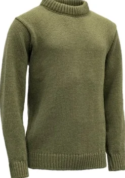 Devold Nansen Sweater Crew Neck Unisex Olive Outlet