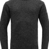 Devold Nansen Wool Sweater villapaita, unisex, tummanharmaa Outlet