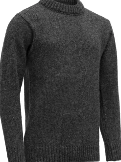 Devold Nansen Wool Sweater villapaita, unisex, tummanharmaa Outlet