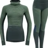 Devold Tuvegga Merino Hoodie + Longs naisten kerrasto, Woods Clearance