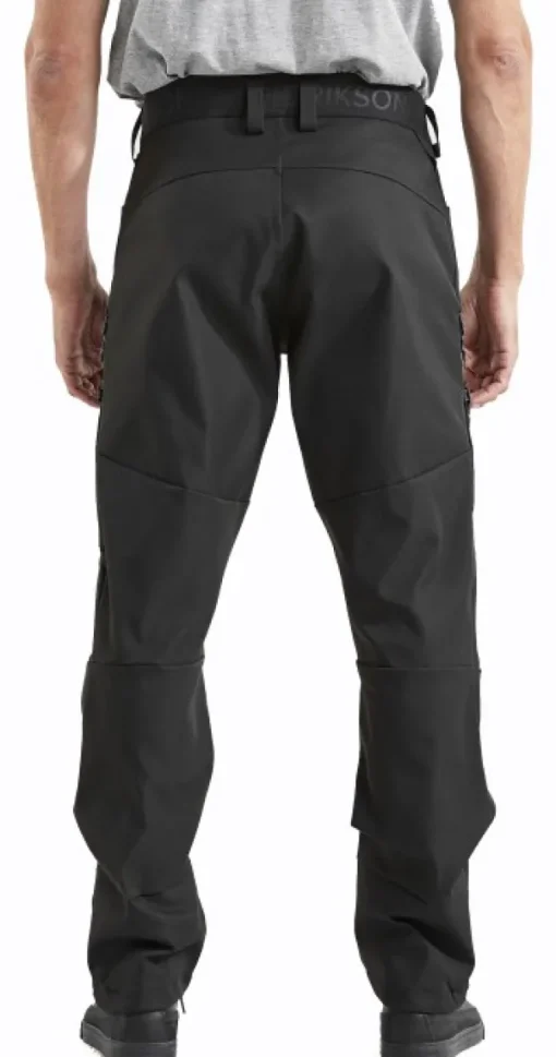 Didriksons Isac -tekniset ulkoiluhousut, unisex, musta Hot