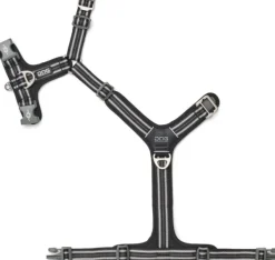 Comfort Walk Air Harness koiran valjaat, S-M, Black-DOG Copenhagen Clearance