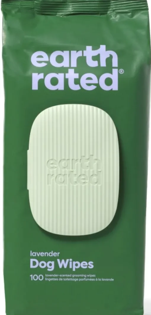 Earth Rated Wipes Lavender kosteuspyyhkeet, 100 kpl Fashion