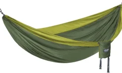 Eno Hammock Eno DoubleNest Bluesign kahden hengen riippumatto, oliivi/vaaleanvihreä Hot