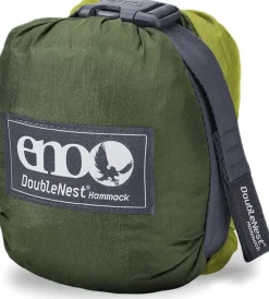 Eno Hammock Eno DoubleNest Bluesign kahden hengen riippumatto, oliivi/vaaleanvihreä Hot