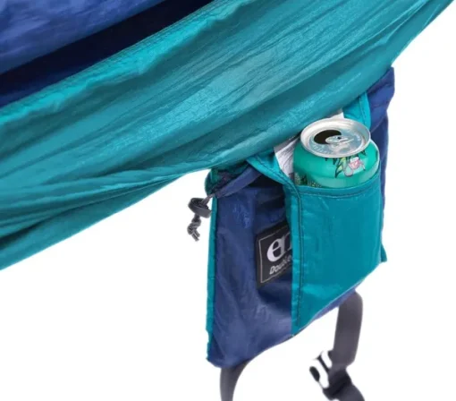 Eno Hammock Eno DoubleNest Bluesign kahden hengen riippumatto, sininen/sinivihreä/oranssi Hot