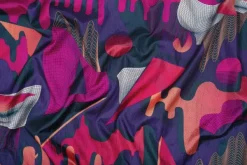 Eno Hammock Eno DoubleNest Bluesign Print kahden hengen riippumatto, Synthwave/Sapphire Clearance