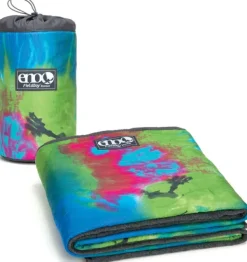 Eno Hammock Eno FieldDay Blanket fleecepeitto, Tie Dye V2 Clearance