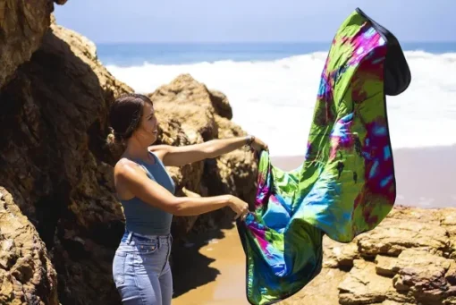Eno Hammock Eno FieldDay Blanket fleecepeitto, Tie Dye V2 Clearance