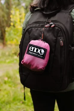 Eno SingleNest Bluesign yhden hengen riippumatto, vaaleanvihreä/oliivi-Eno Hammock New