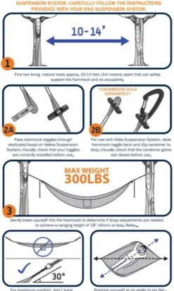 Eno Hammock Eno Sub6 Orange Clearance