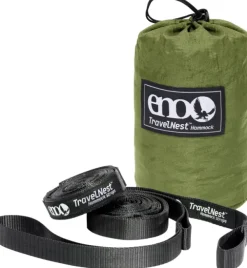 Eno TravelNest Hammock + Straps Combo riippumatto ja kiinnitysjärjestelmä, vihreä-Eno Hammock Online