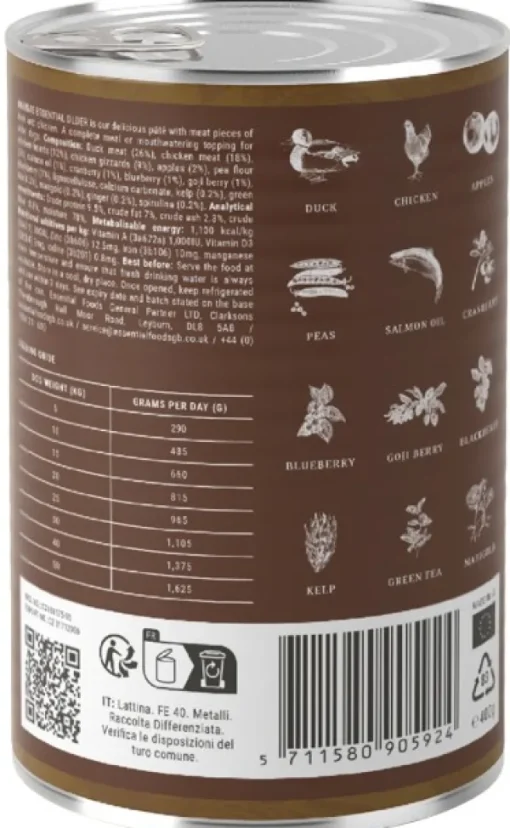 ESSENTIAL FOODS Older Pâté 6 x 400 g Outlet
