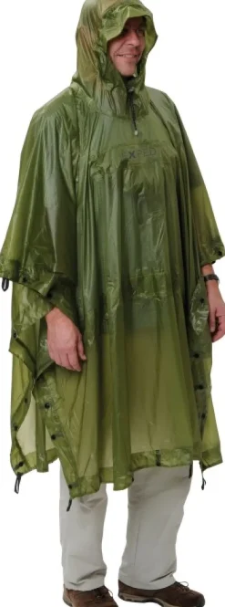 Bivy Poncho UL poncho/bivypussi/suojapeite, vihreä-Exped New