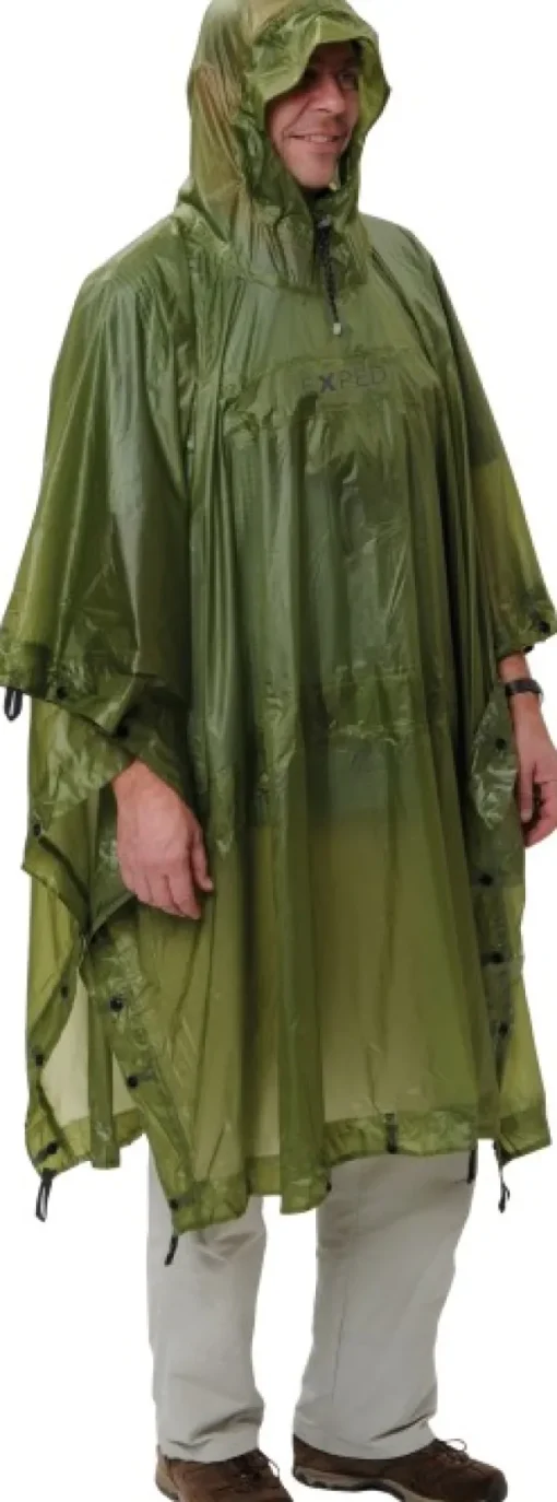 Bivy Poncho UL poncho/bivypussi/suojapeite, vihreä-Exped New
