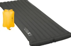 Exped Dura 8R L Wide -40 °C Downmat untuvaeristeinen makuualusta, Charcoal New