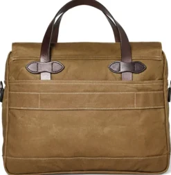 Filson 24 Hour Tin Briefcase Dark Tan New