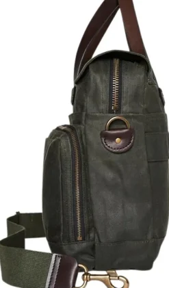 24 Hour Tin Briefcase laukku, Otter Green-Filson Fashion