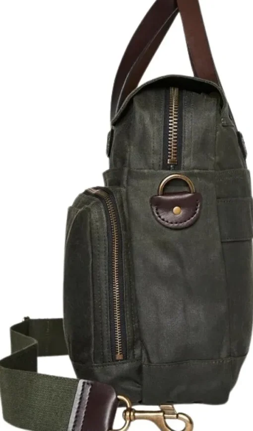 24 Hour Tin Briefcase laukku, Otter Green-Filson Fashion