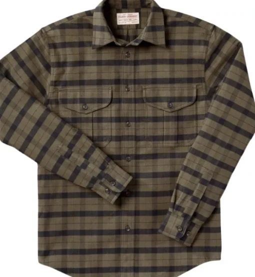 Filson Alaskan Guide Shirt paita, Otter Green Black Plaid New