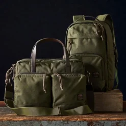 Filson Dryden Briefcase Otter Green Clearance