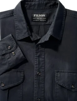 Lightweight Alaskan Guide Shirt flanellipaita, sinimusta-Filson Online