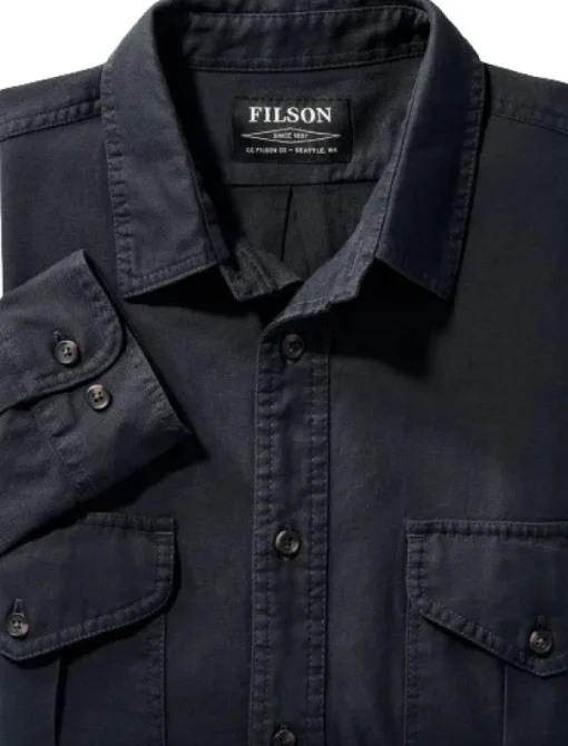 Lightweight Alaskan Guide Shirt flanellipaita, sinimusta-Filson Online